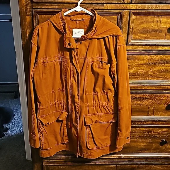 Universal Thread Large Spring/Fall Jacket. Beautiful color, RUST - Picture 8 of 11
